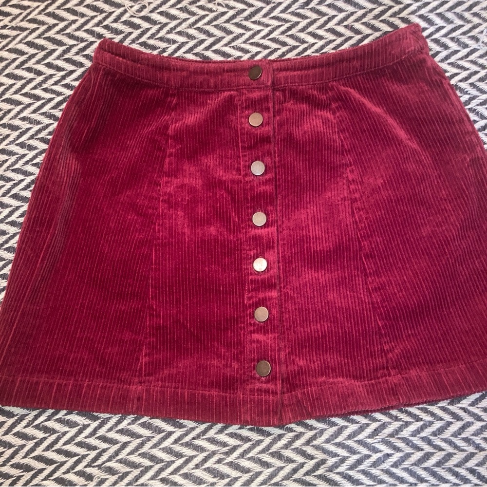 Candy apple button up skirt Forever 21 size M
